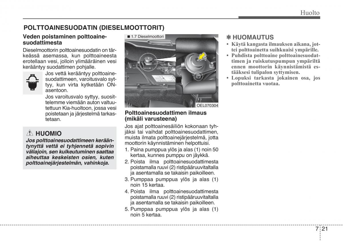 KIA Sportage III 3 omistajan kasikirja / page 488