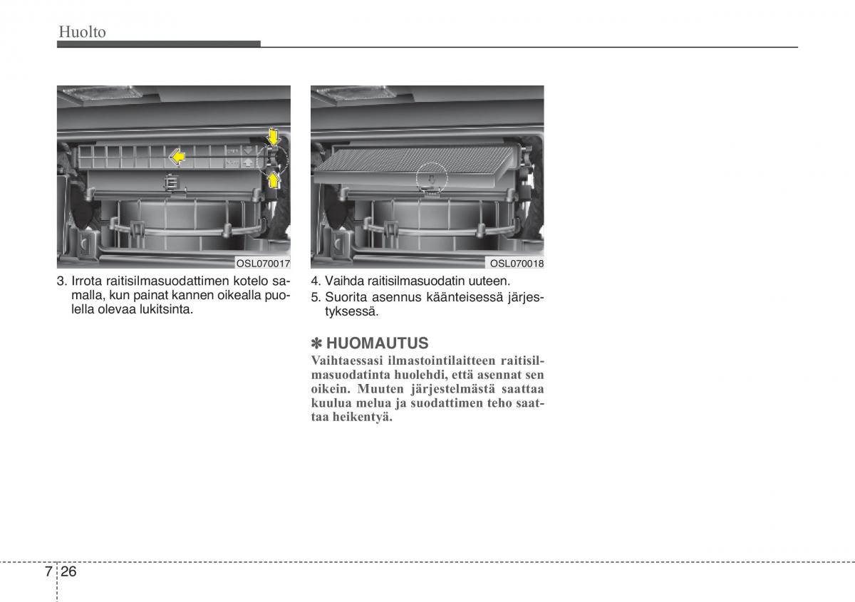 KIA Sportage III 3 omistajan kasikirja / page 493