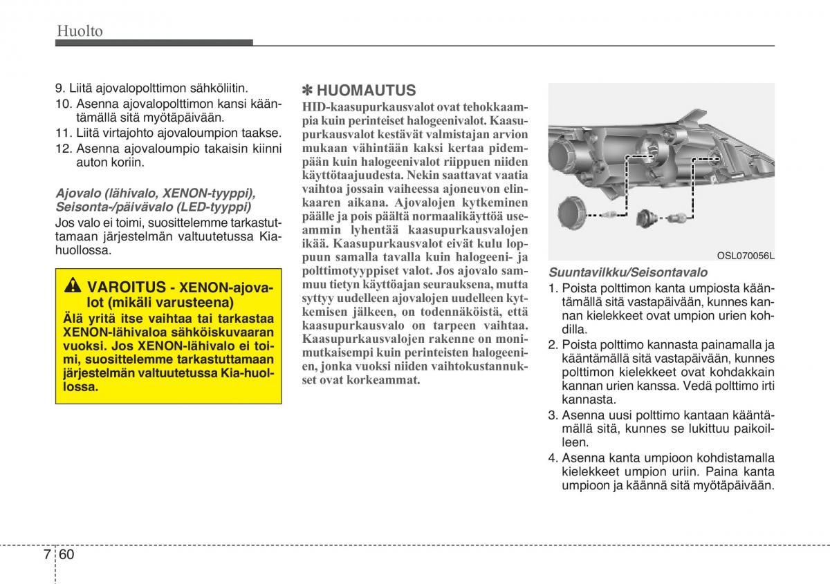 KIA Sportage III 3 omistajan kasikirja / page 527