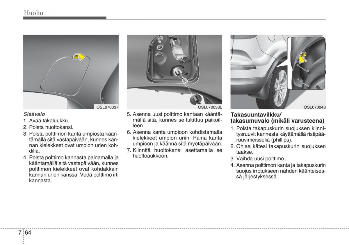 KIA Sportage III 3 omistajan kasikirja / page 531