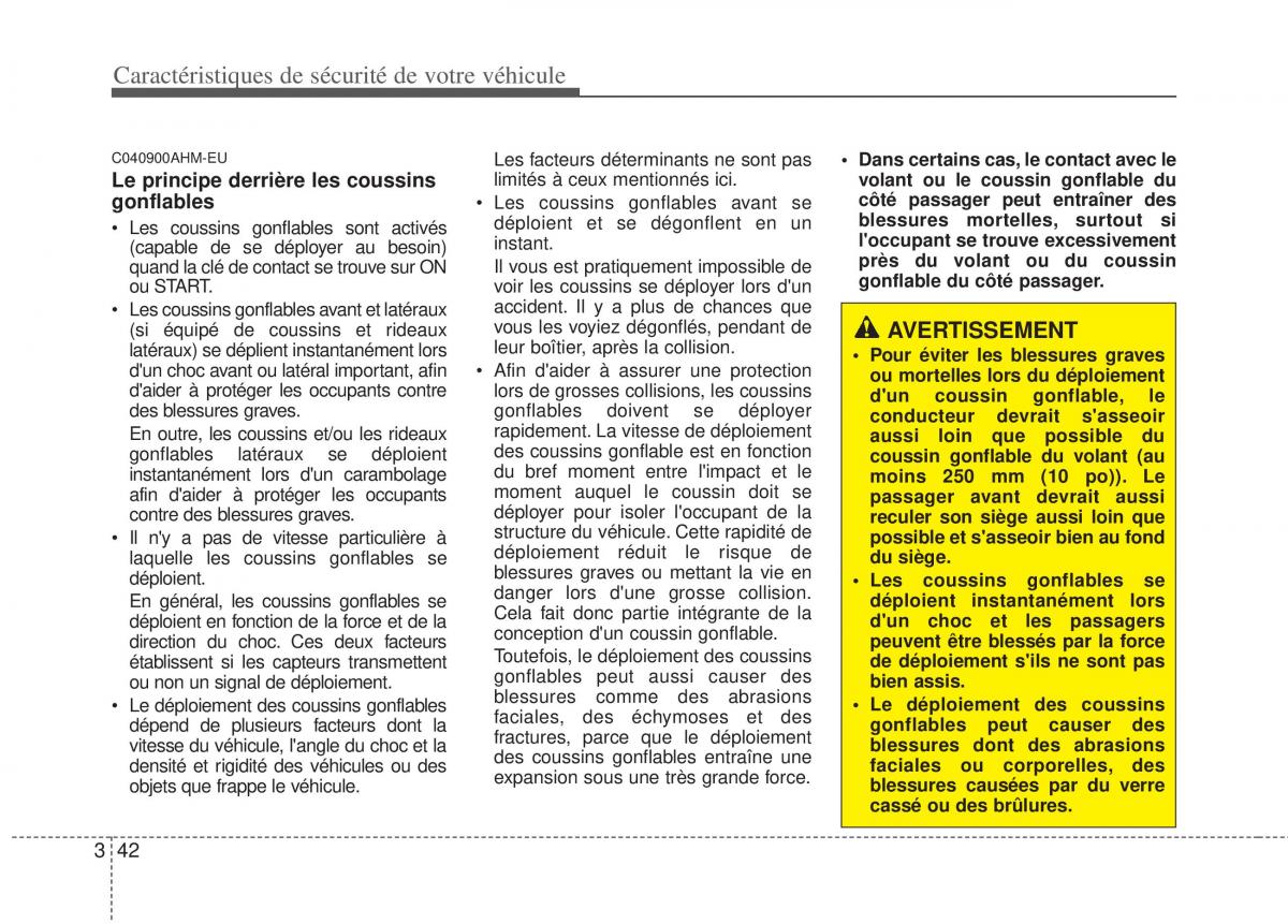 KIA Sportage III 3 manuel du proprietaire / page 55