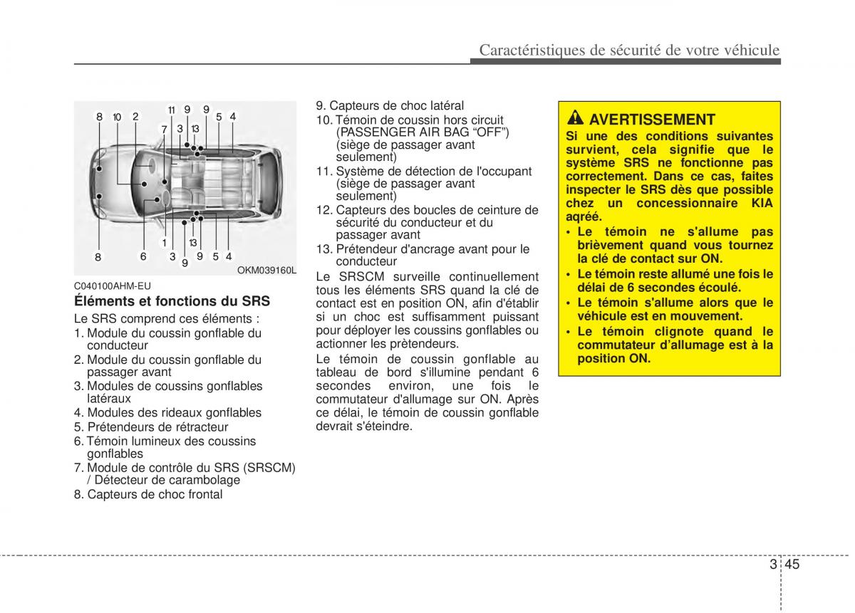 KIA Sportage III 3 manuel du proprietaire / page 58