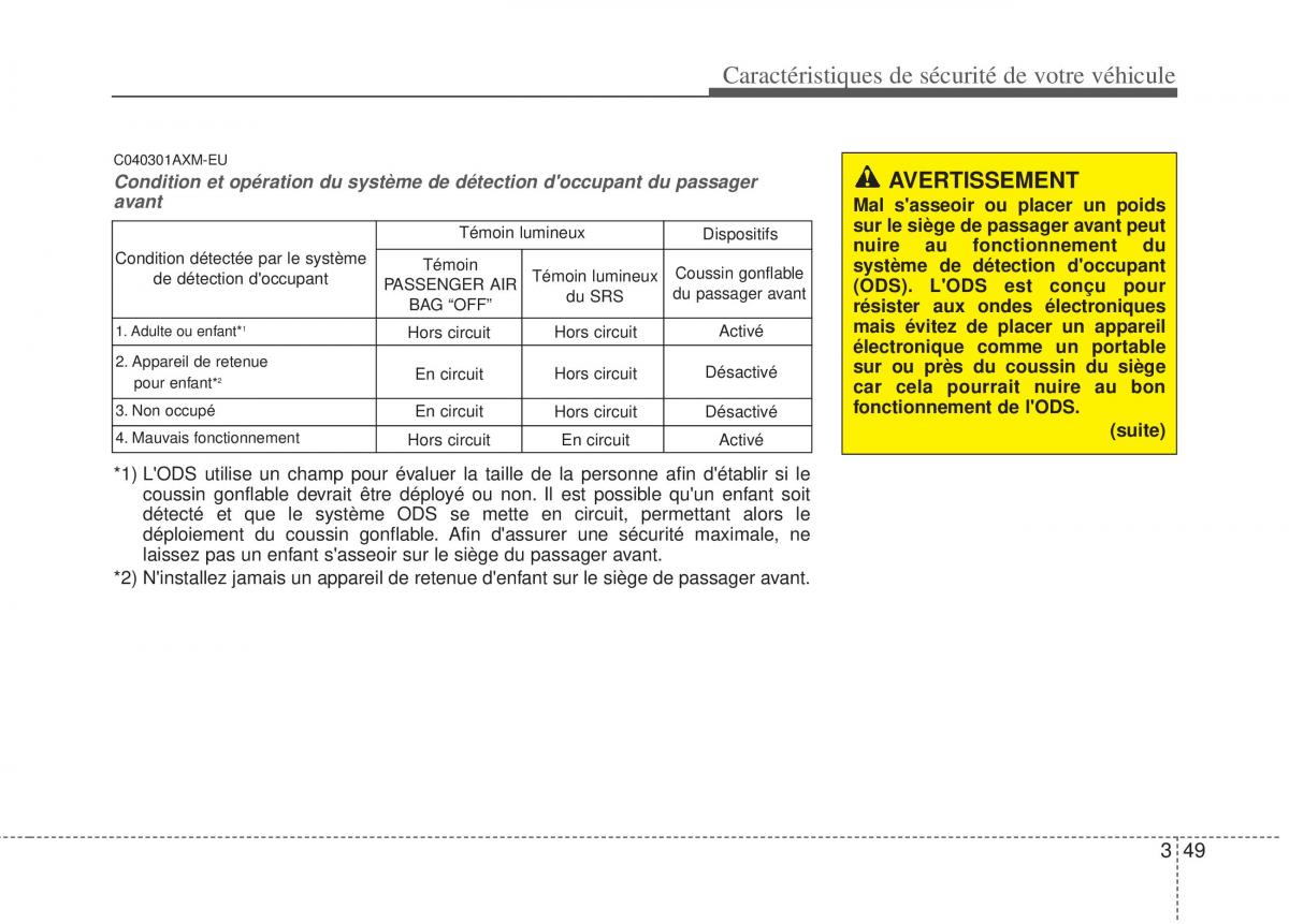 KIA Sportage III 3 manuel du proprietaire / page 62