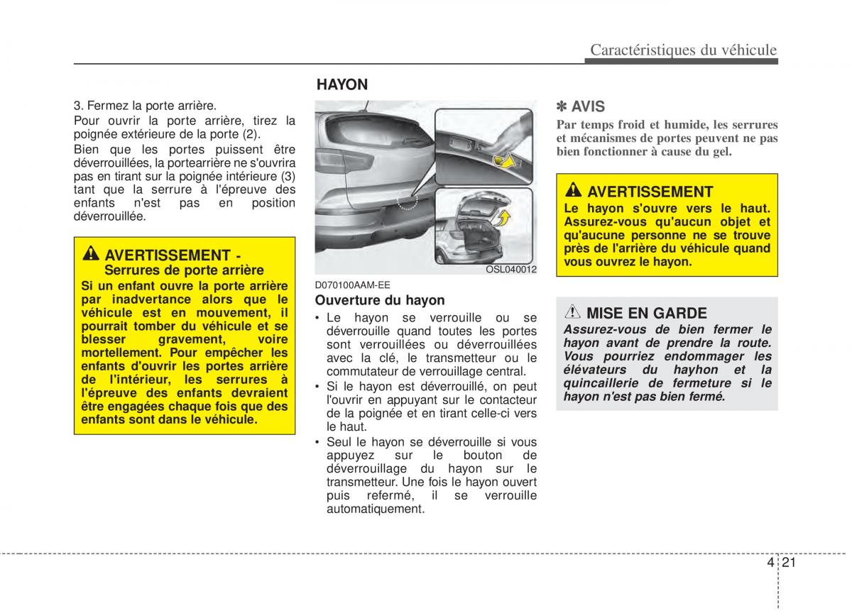 KIA Sportage III 3 manuel du proprietaire / page 102