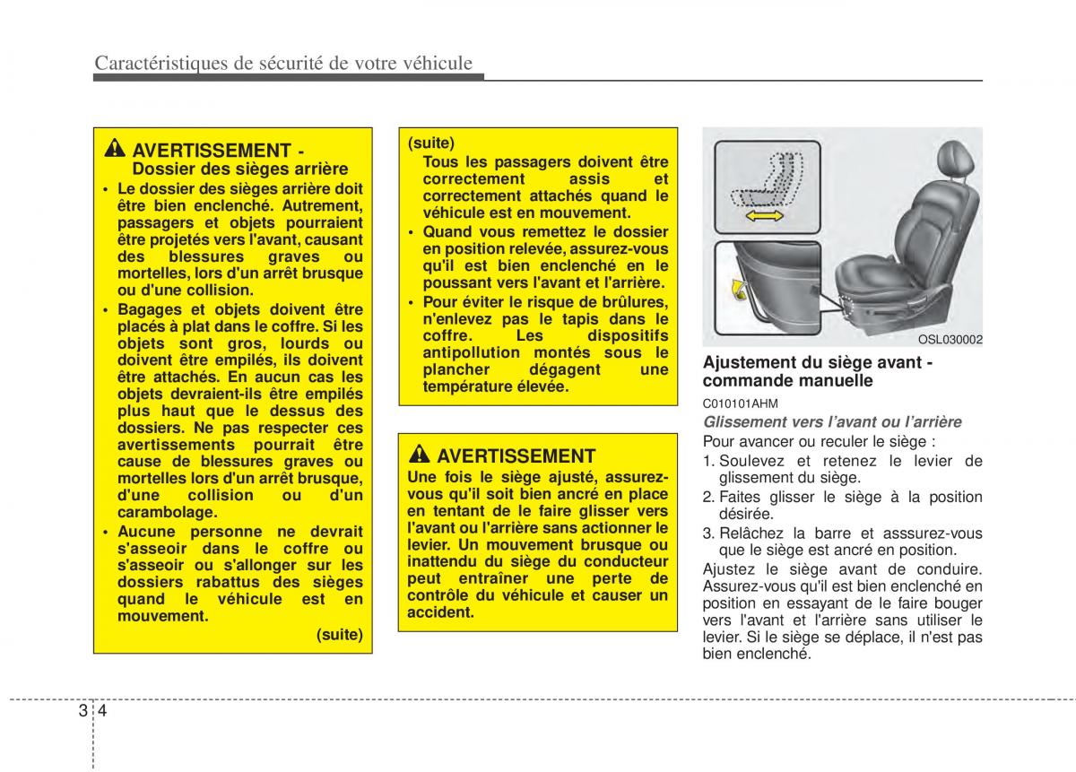 KIA Sportage III 3 manuel du proprietaire / page 17