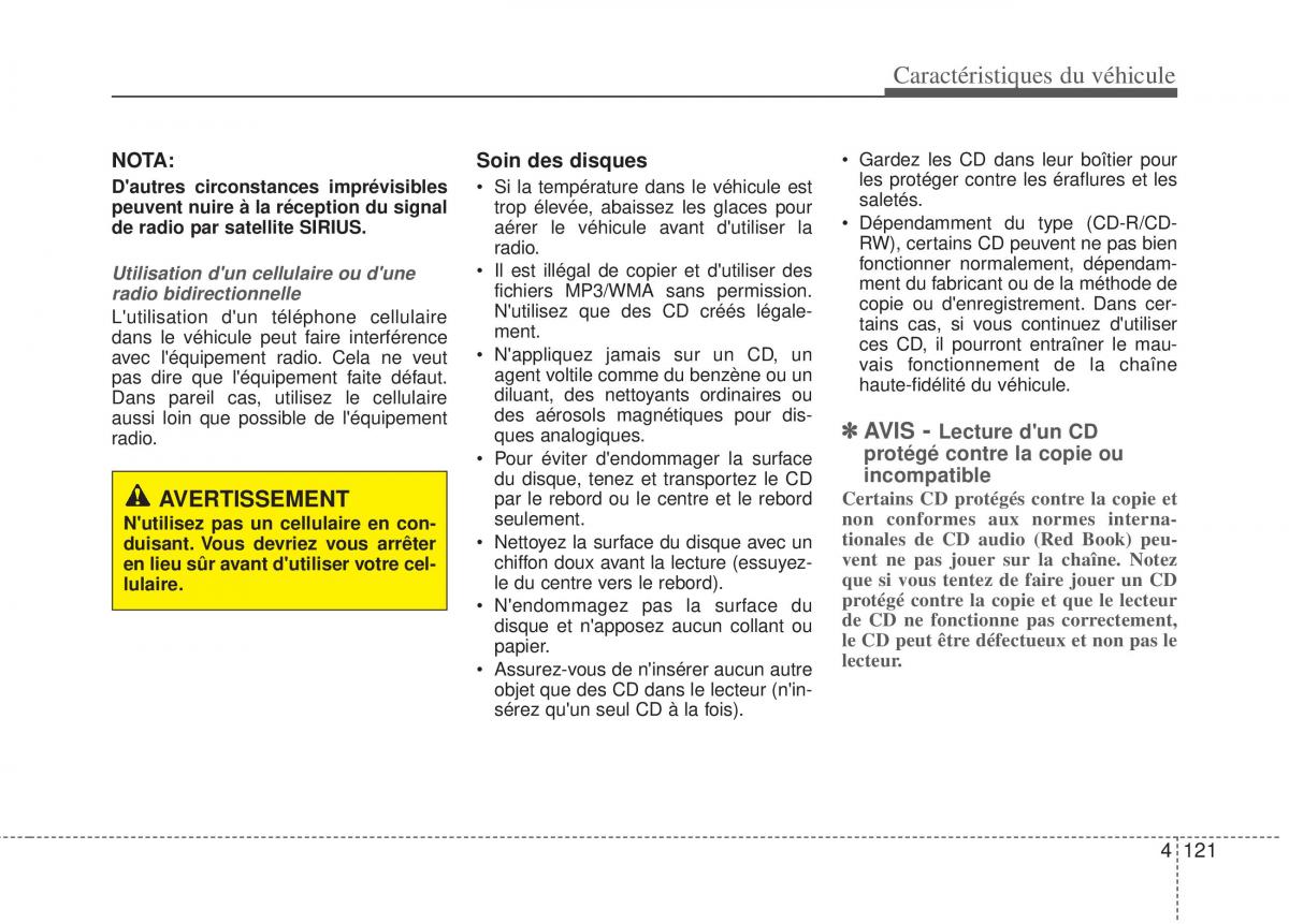 KIA Sportage III 3 manuel du proprietaire / page 202