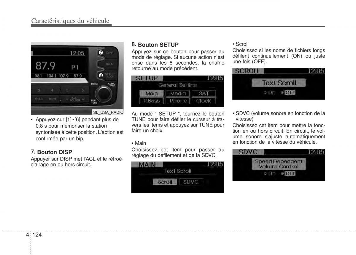 KIA Sportage III 3 manuel du proprietaire / page 205