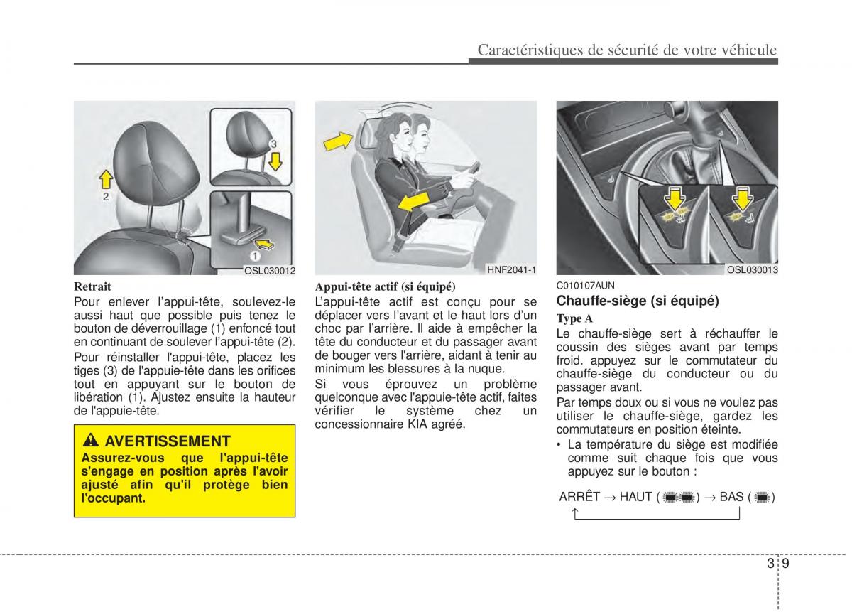 KIA Sportage III 3 manuel du proprietaire / page 22