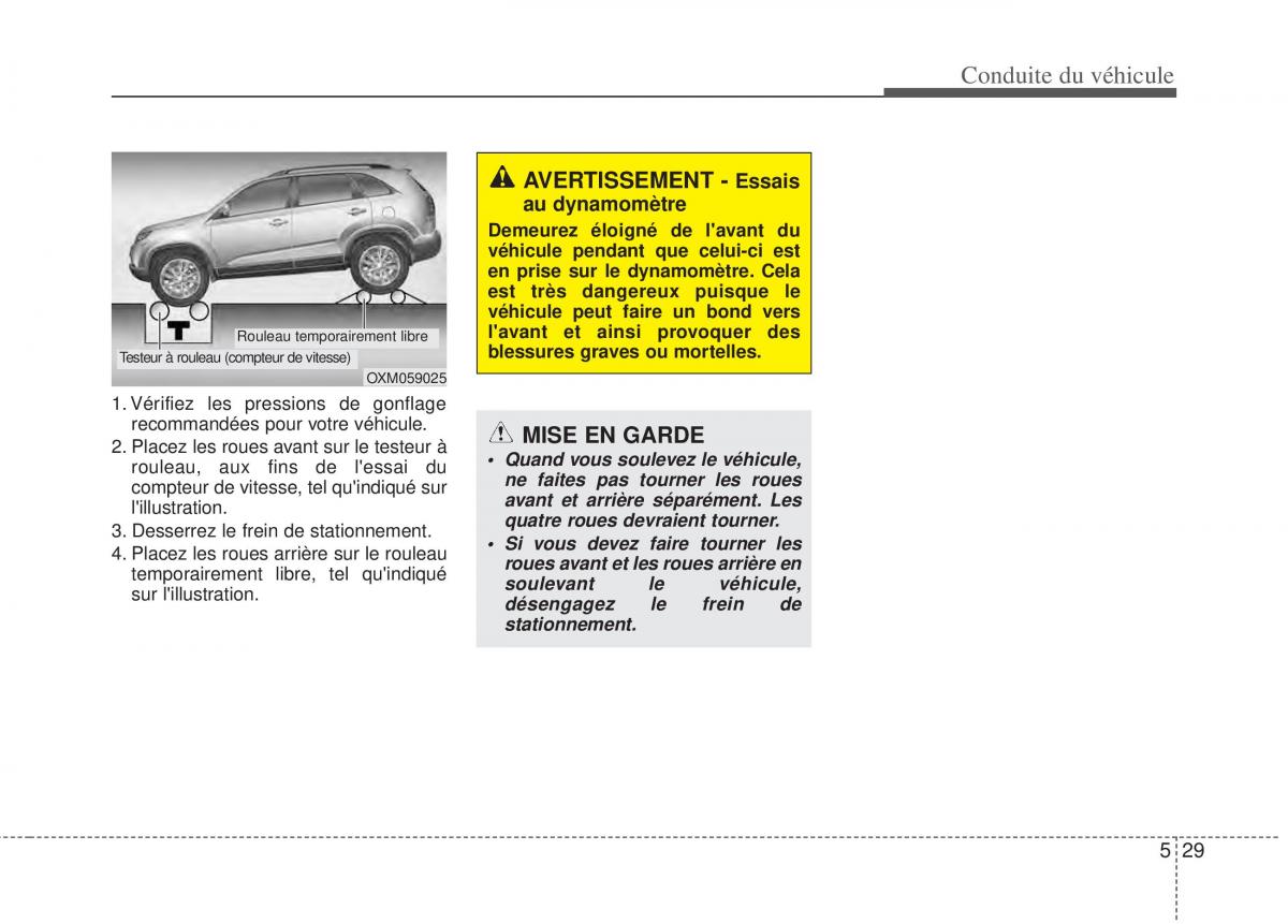 KIA Sportage III 3 manuel du proprietaire / page 261