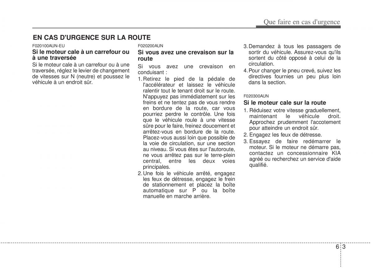 KIA Sportage III 3 manuel du proprietaire / page 306