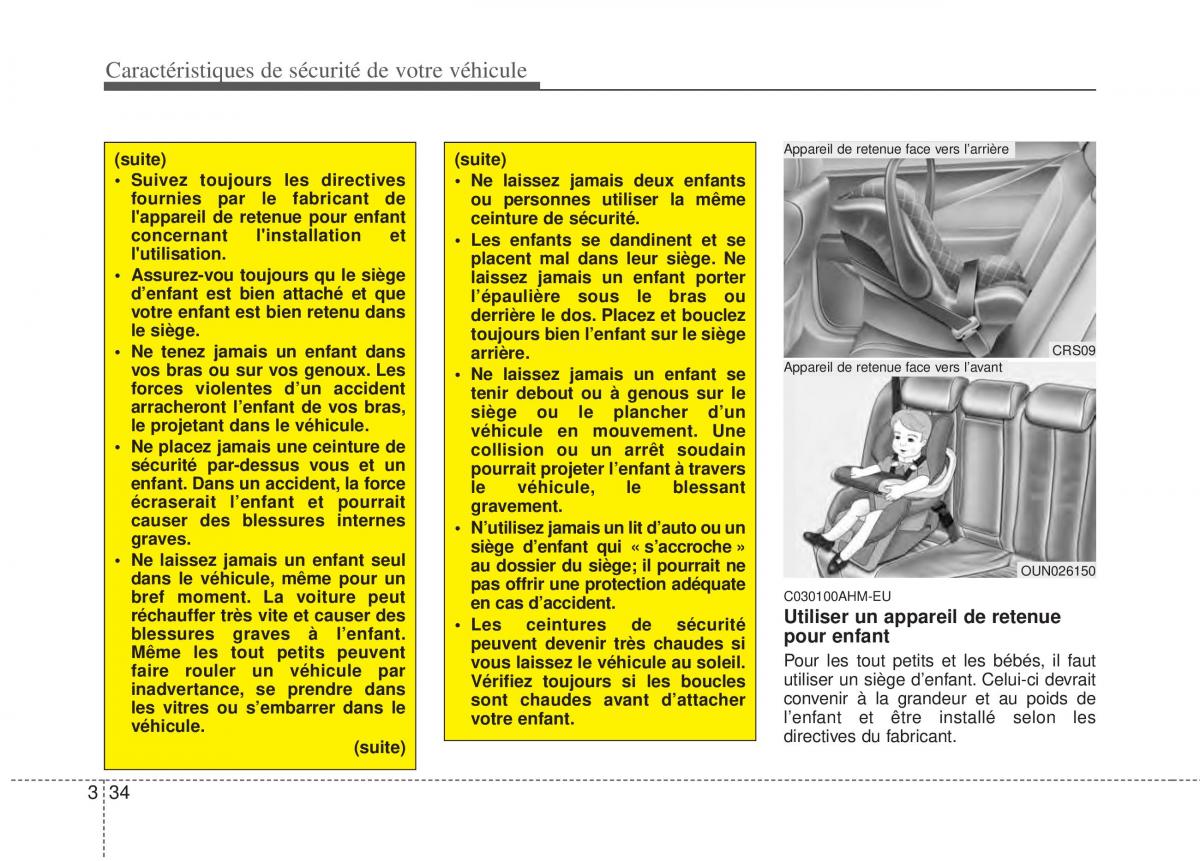 KIA Sportage III 3 manuel du proprietaire / page 47