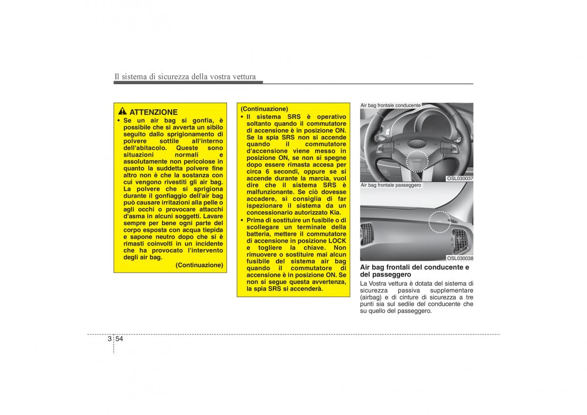 KIA Sportage III 3 manuale del proprietario / page 69