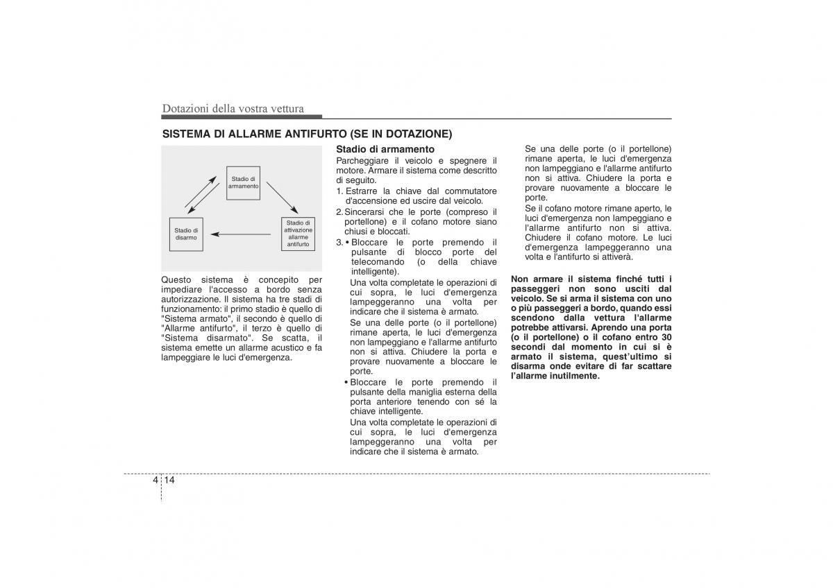 KIA Sportage III 3 manuale del proprietario / page 98