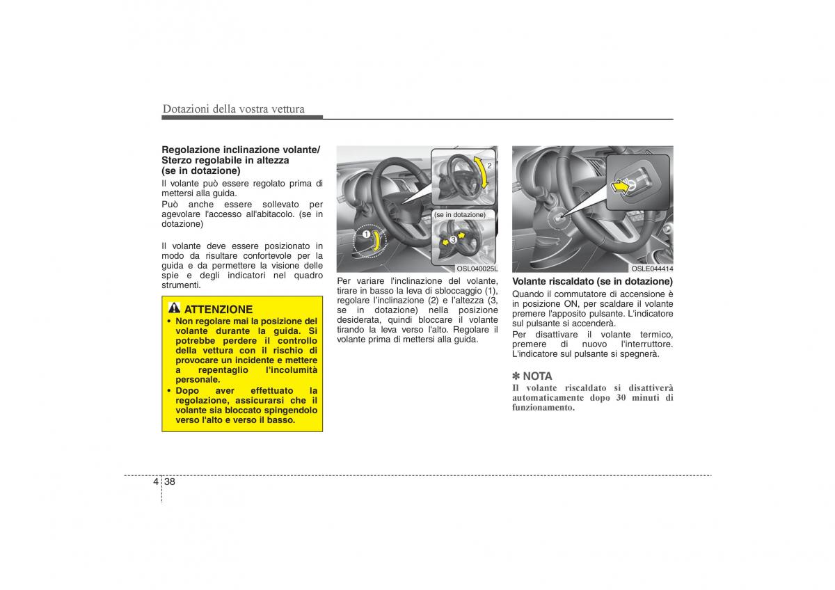 KIA Sportage III 3 manuale del proprietario / page 122