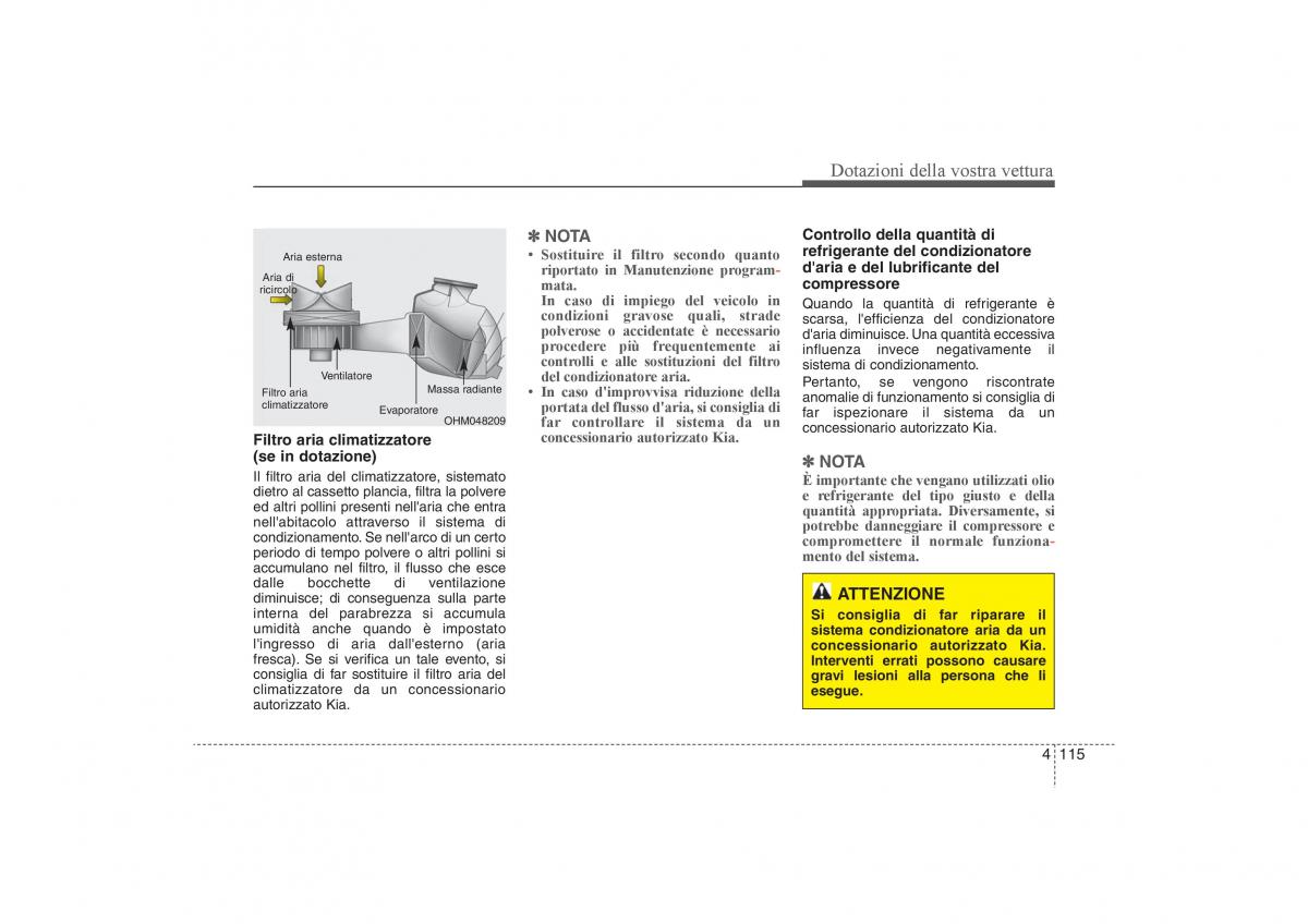 KIA Sportage III 3 manuale del proprietario / page 199