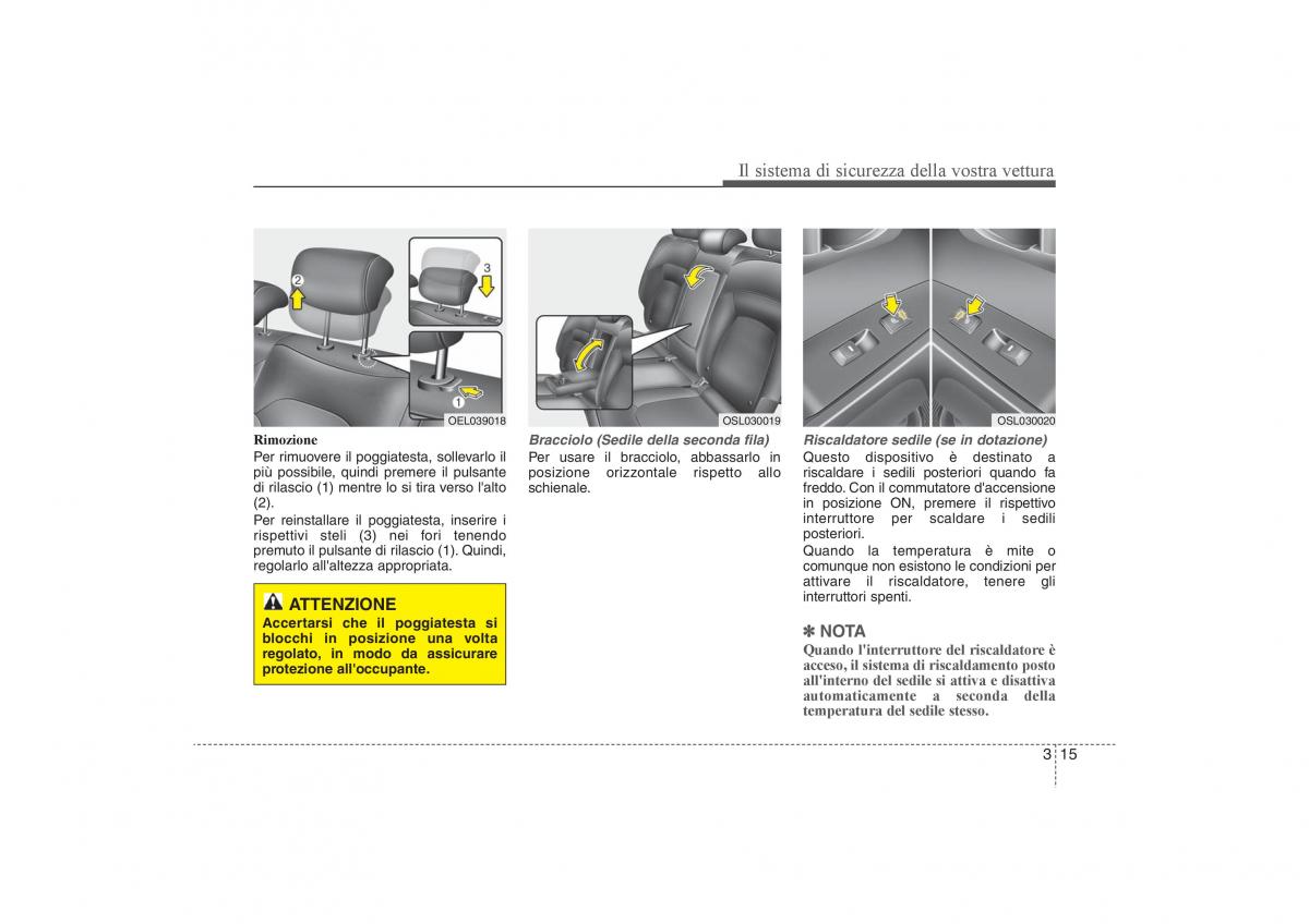 KIA Sportage III 3 manuale del proprietario / page 30