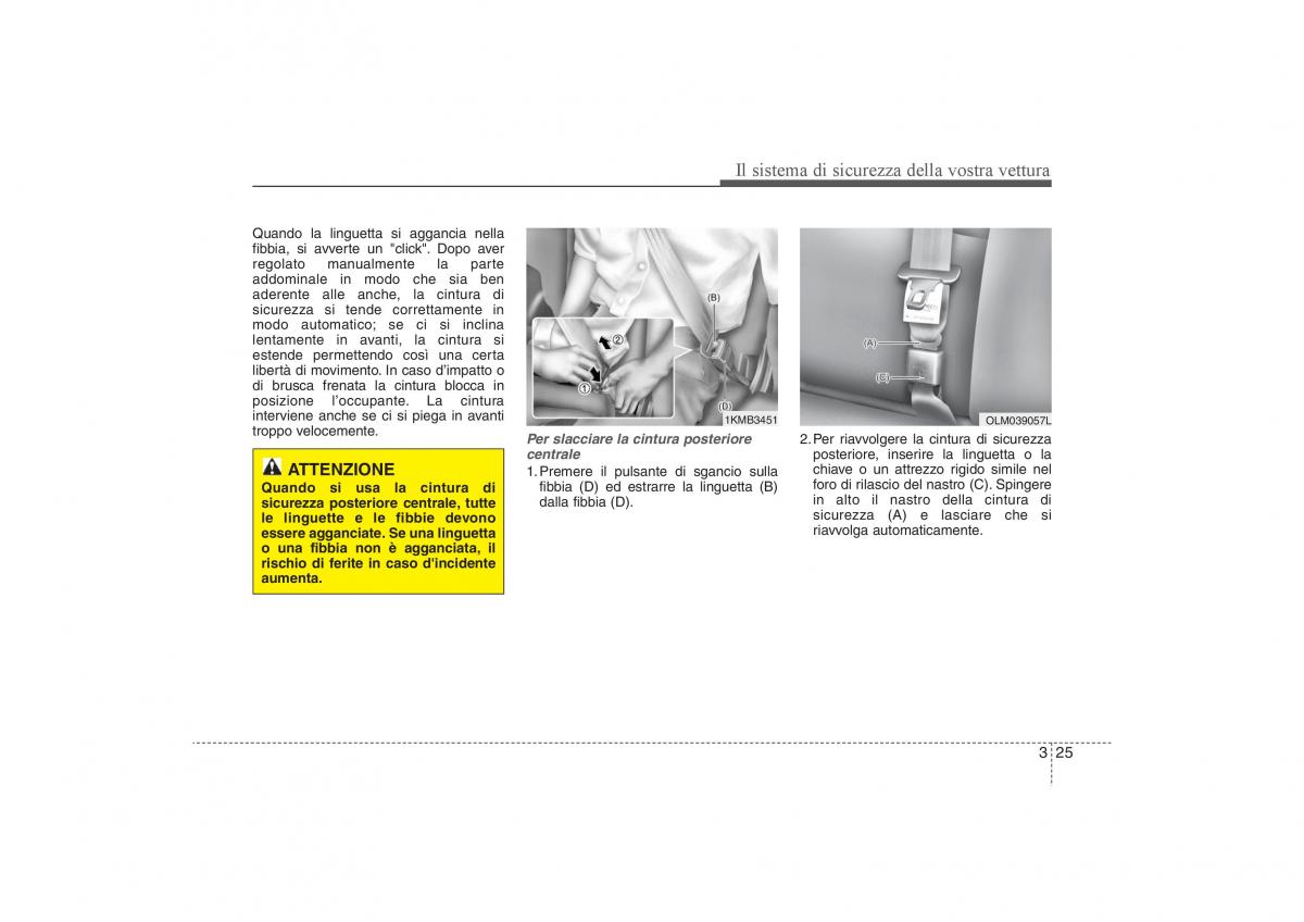 KIA Sportage III 3 manuale del proprietario / page 40