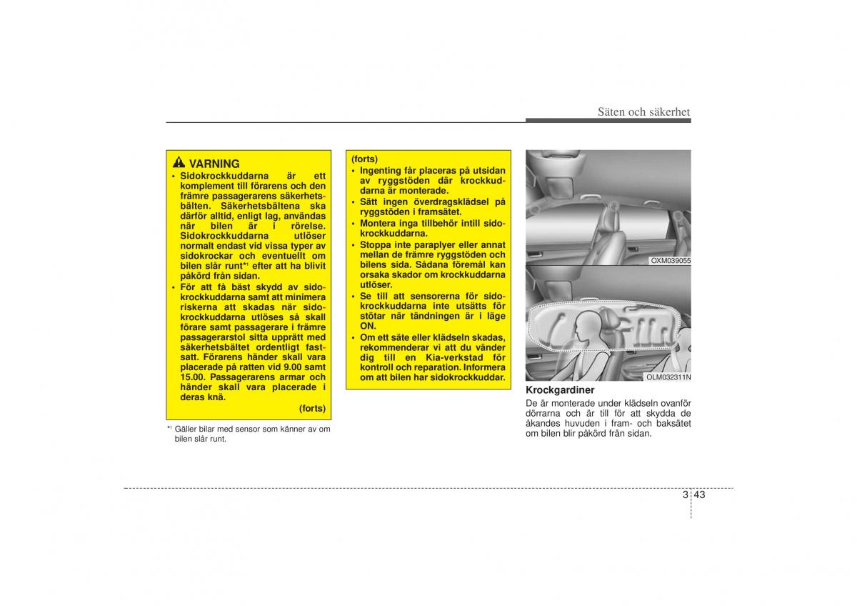 KIA Sportage III 3 instruktionsbok / page 65