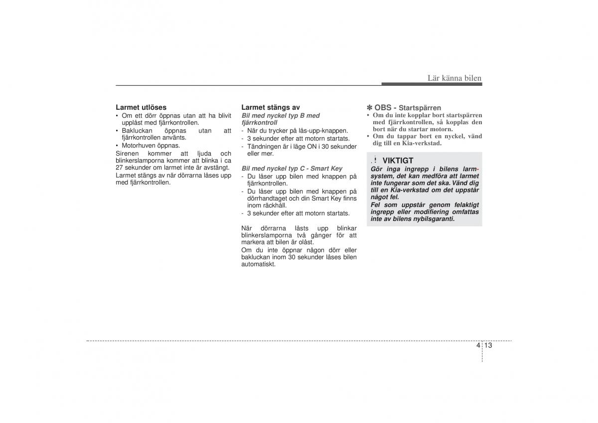 KIA Sportage III 3 instruktionsbok / page 86