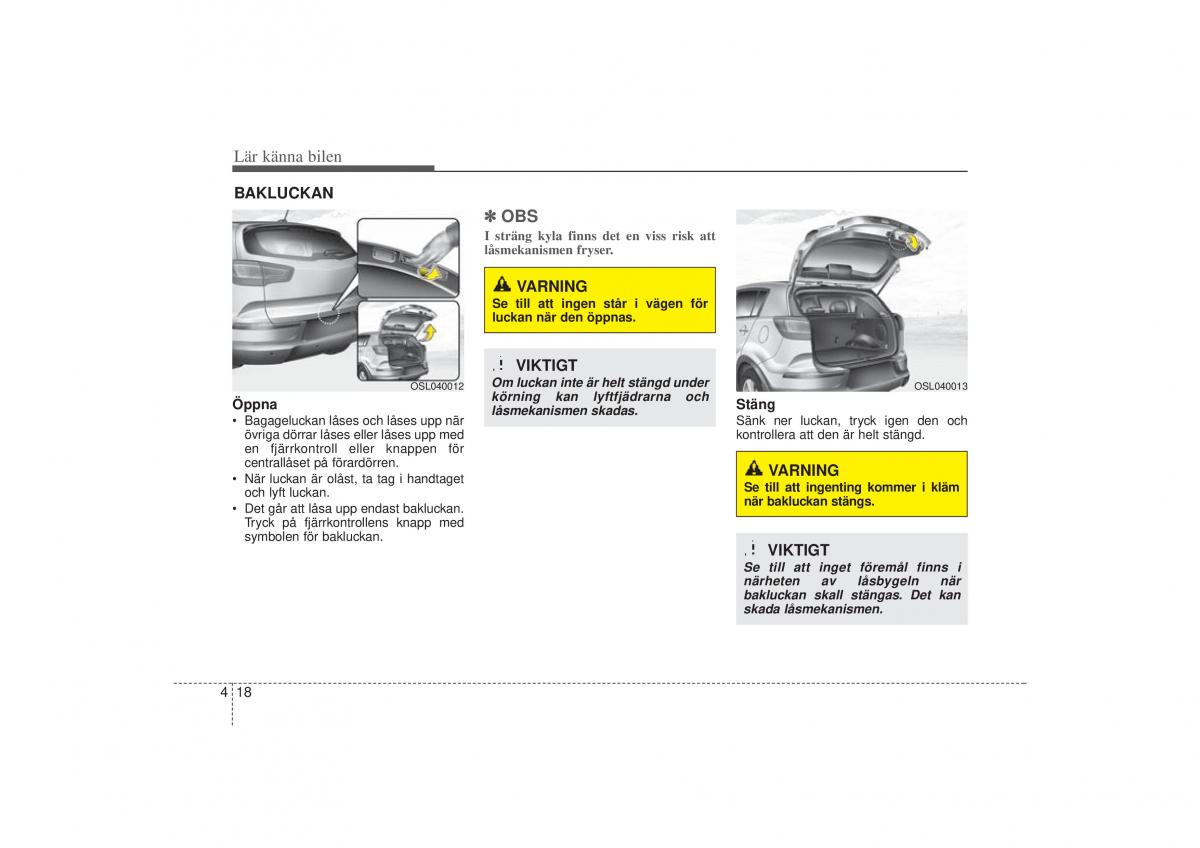 KIA Sportage III 3 instruktionsbok / page 91