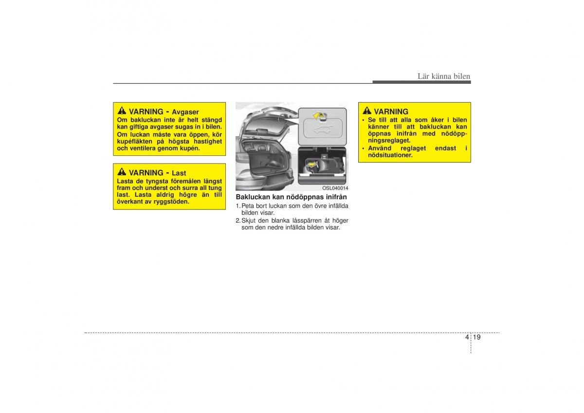 KIA Sportage III 3 instruktionsbok / page 92