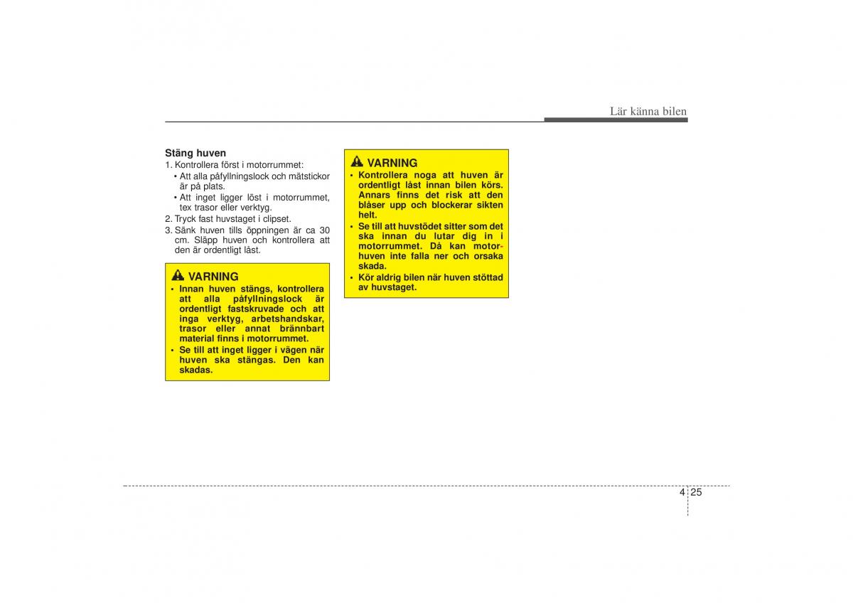 KIA Sportage III 3 instruktionsbok / page 98