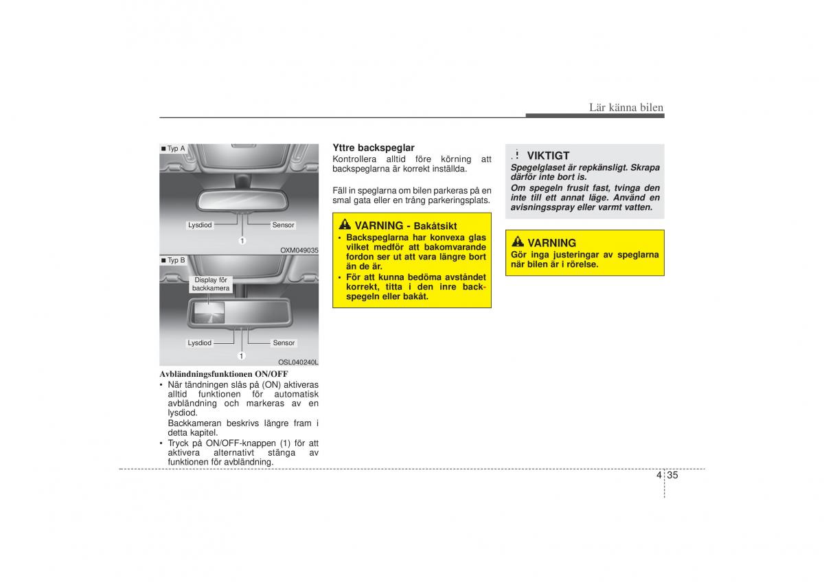 KIA Sportage III 3 instruktionsbok / page 108