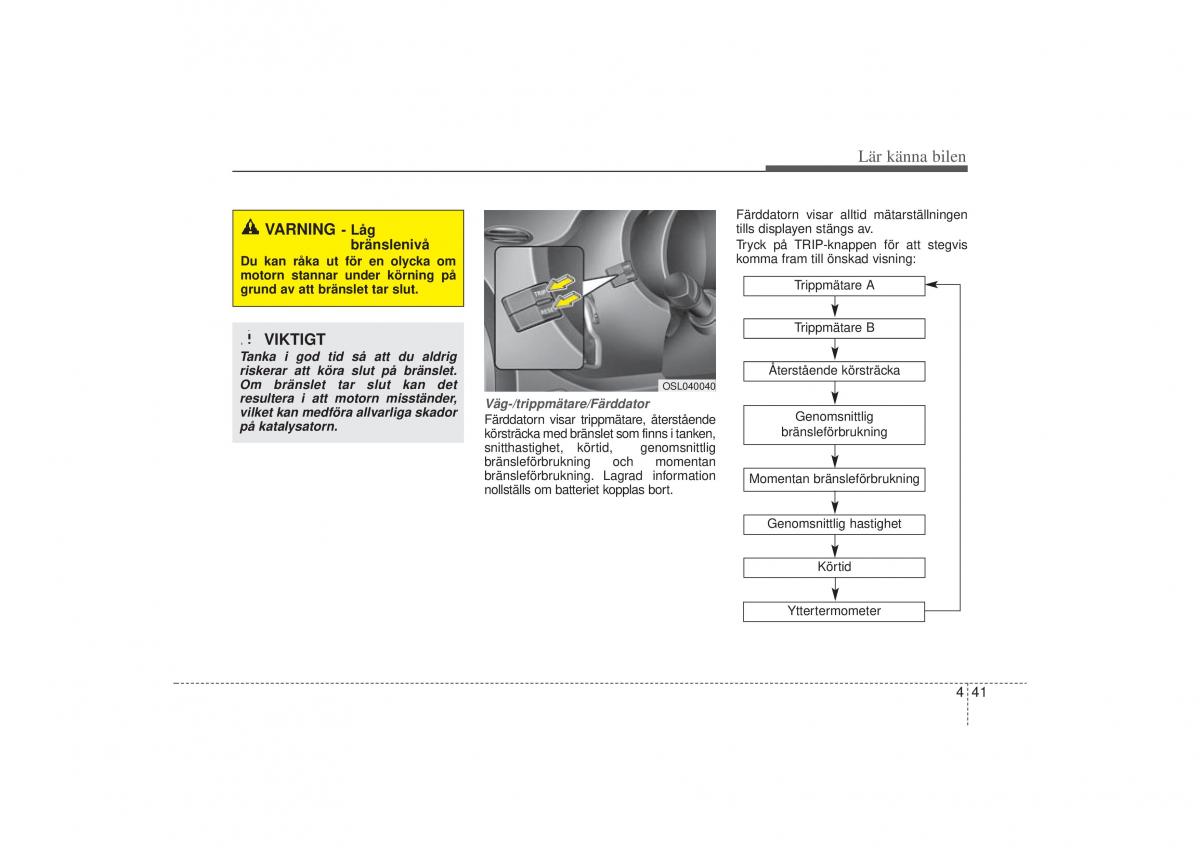 KIA Sportage III 3 instruktionsbok / page 114