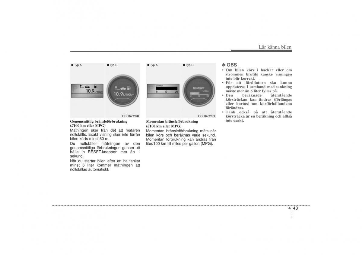 KIA Sportage III 3 instruktionsbok / page 116