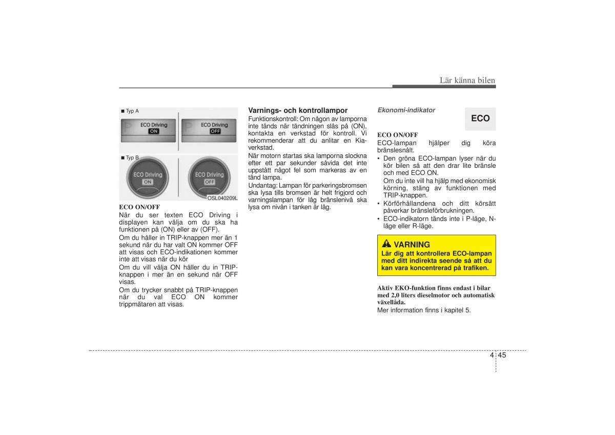 KIA Sportage III 3 instruktionsbok / page 118