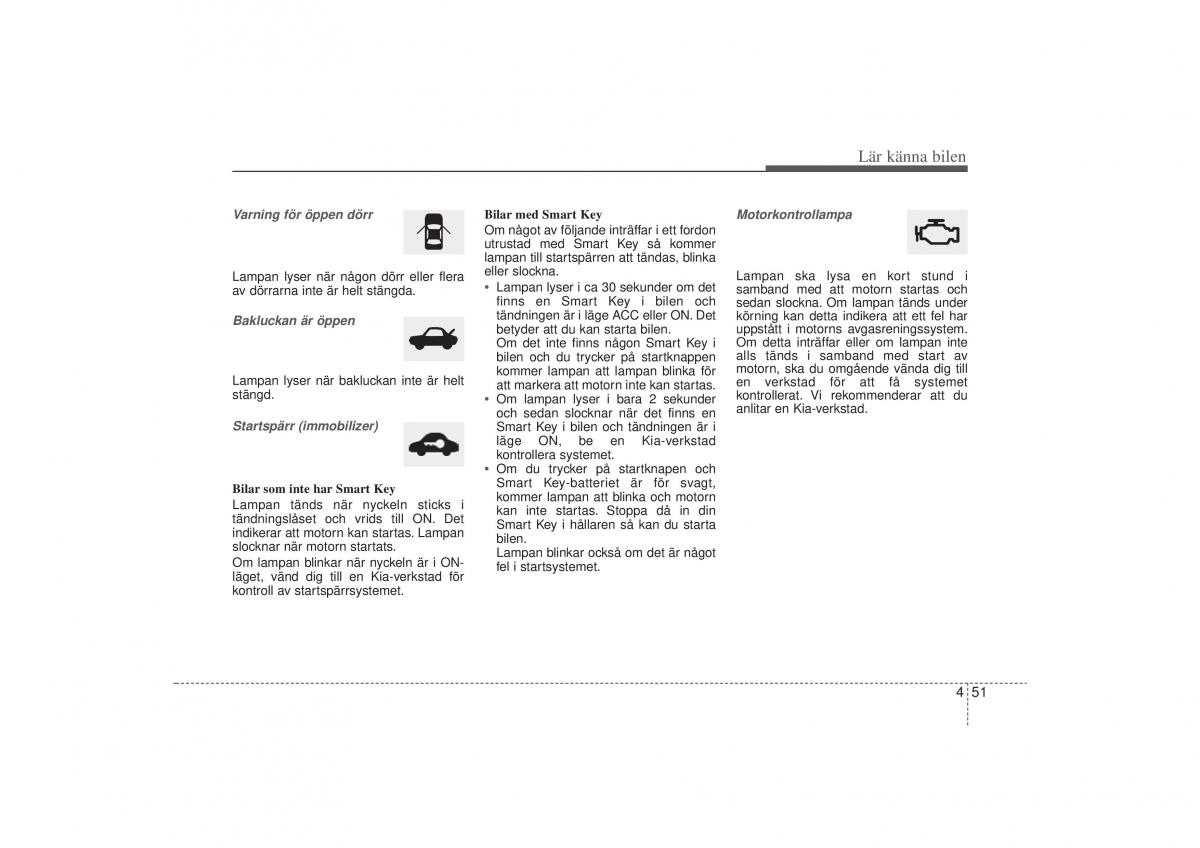 KIA Sportage III 3 instruktionsbok / page 124