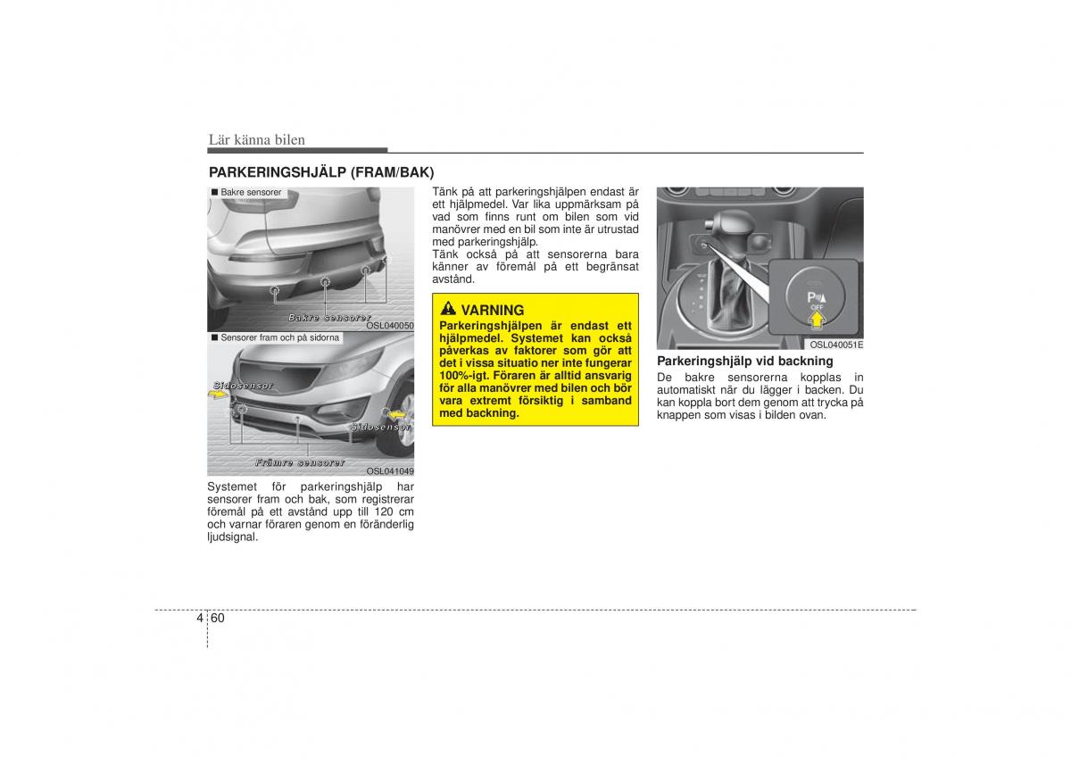 KIA Sportage III 3 instruktionsbok / page 133