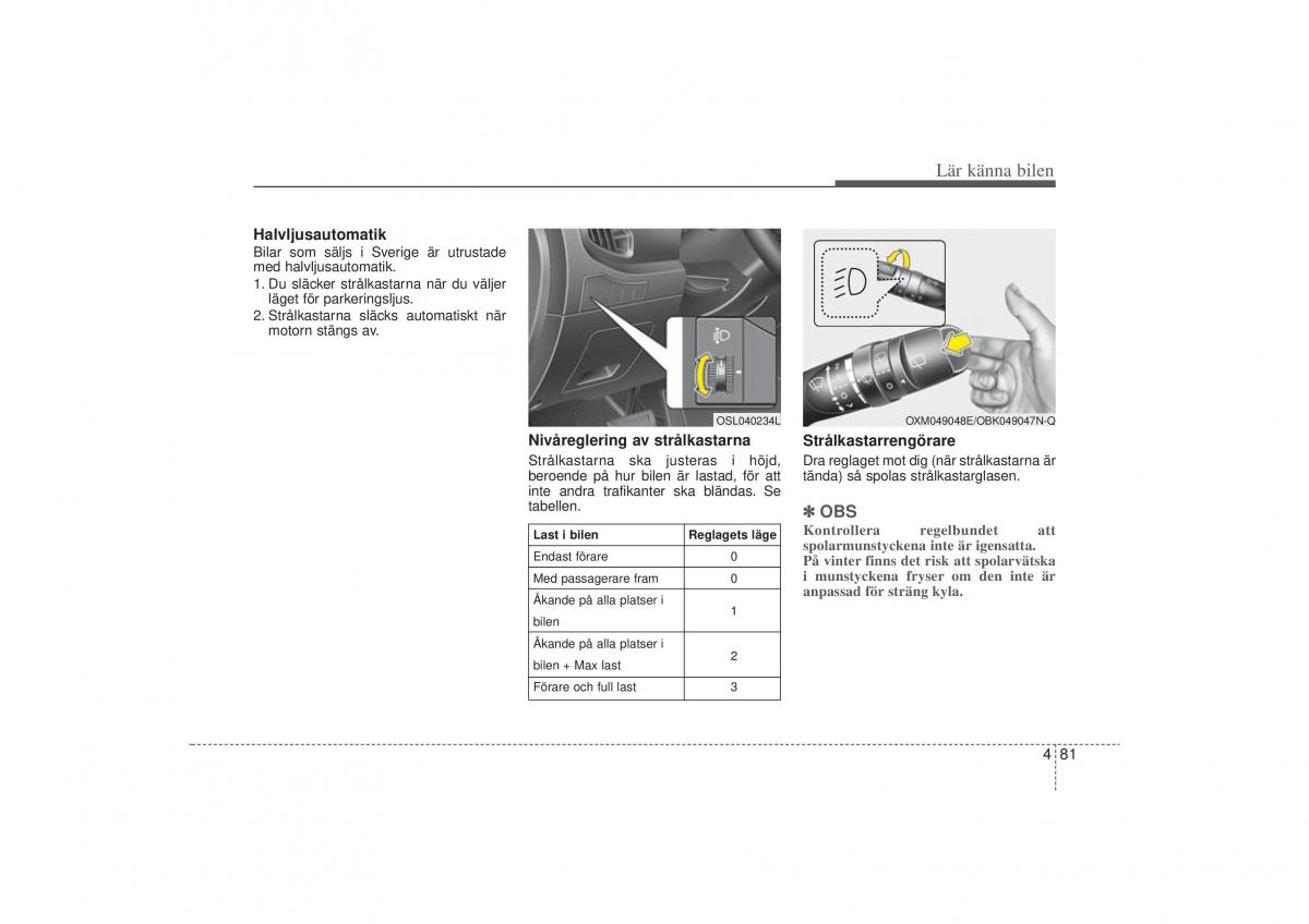 KIA Sportage III 3 instruktionsbok / page 154