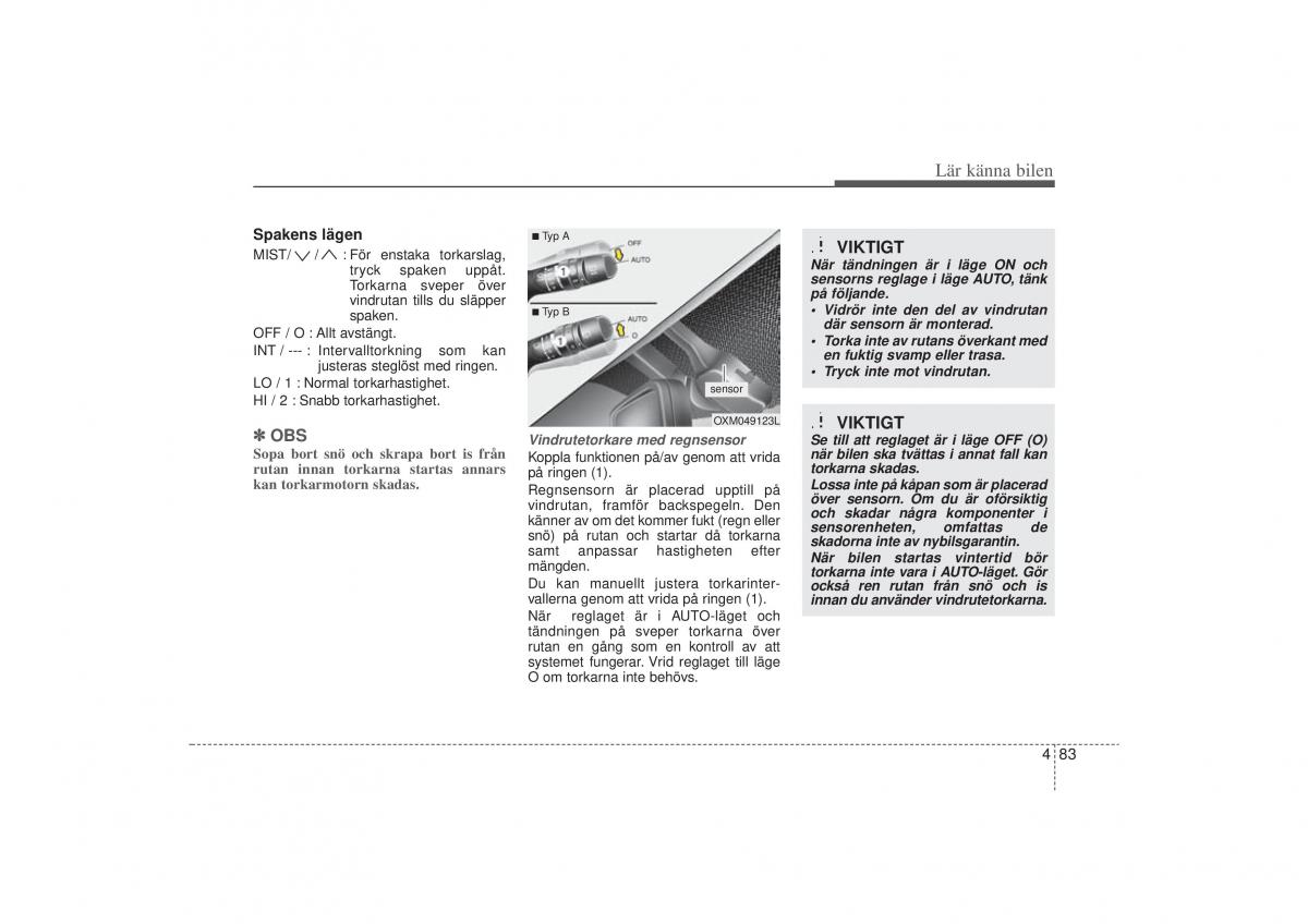 KIA Sportage III 3 instruktionsbok / page 156