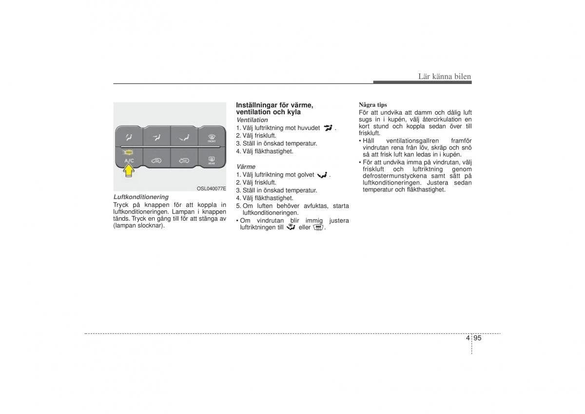 KIA Sportage III 3 instruktionsbok / page 168