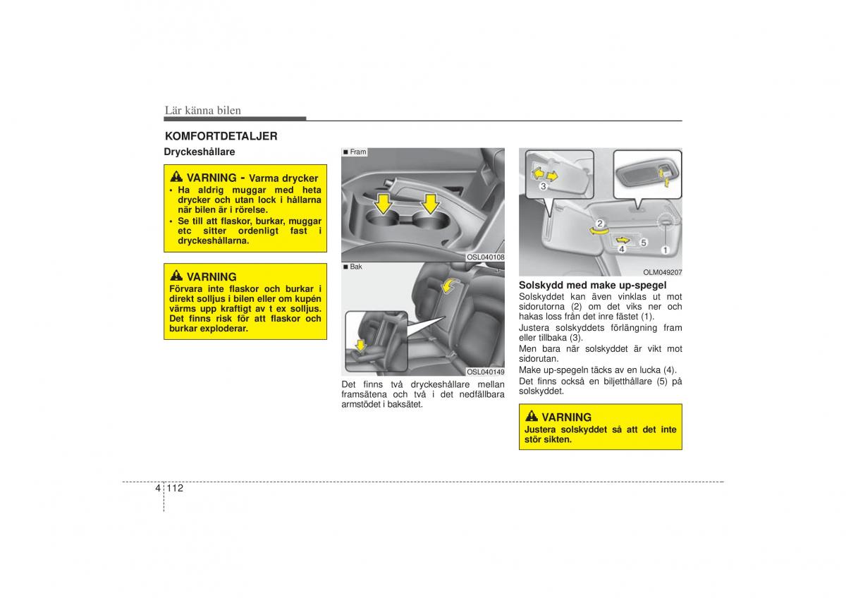 KIA Sportage III 3 instruktionsbok / page 185