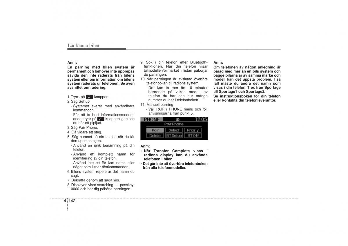 KIA Sportage III 3 instruktionsbok / page 215