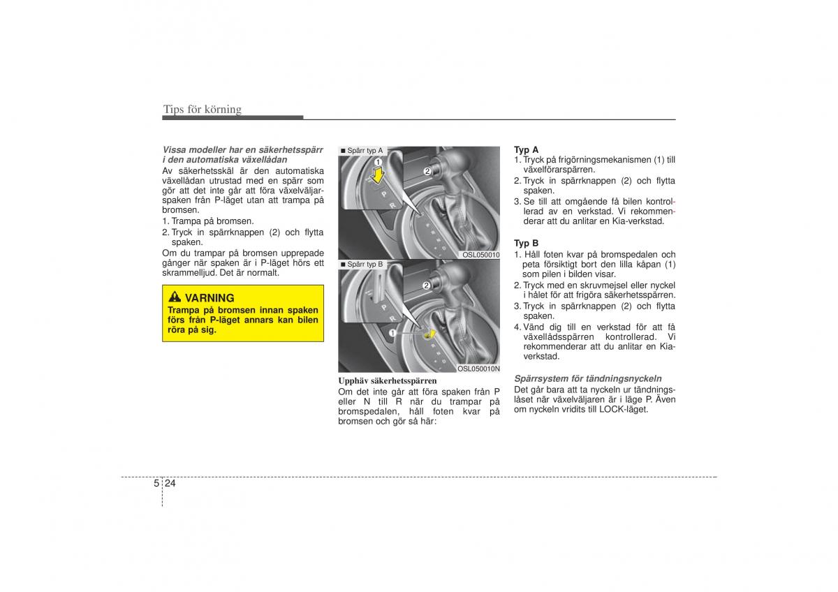 KIA Sportage III 3 instruktionsbok / page 245