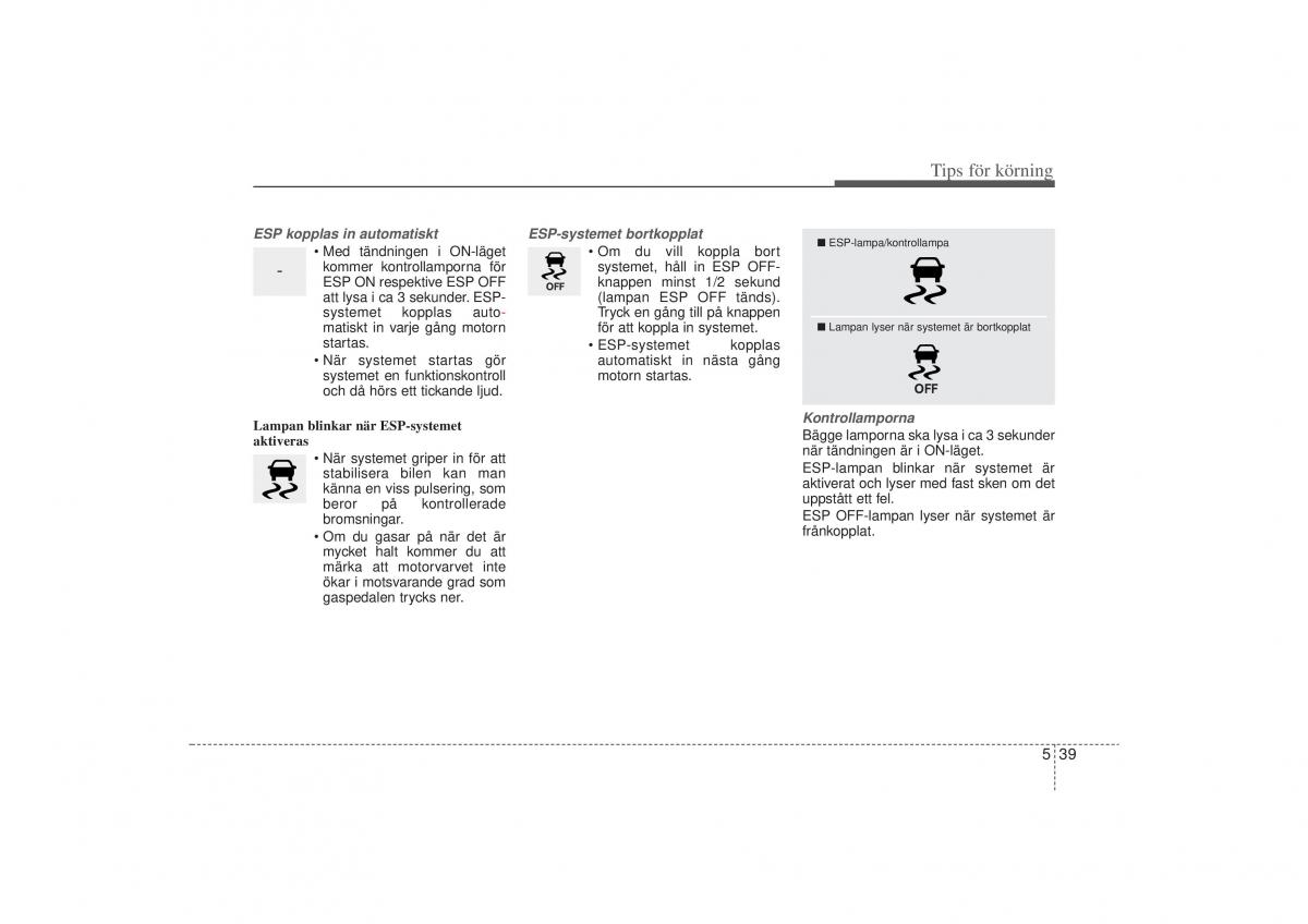 KIA Sportage III 3 instruktionsbok / page 260