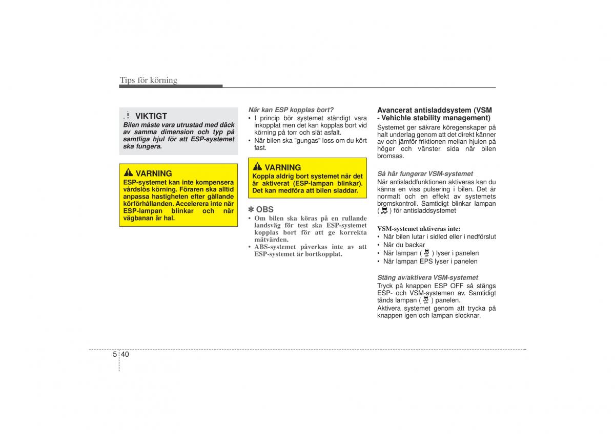 KIA Sportage III 3 instruktionsbok / page 261