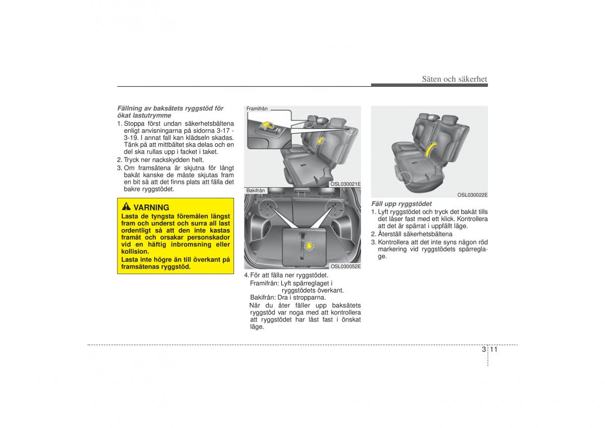 KIA Sportage III 3 instruktionsbok / page 33