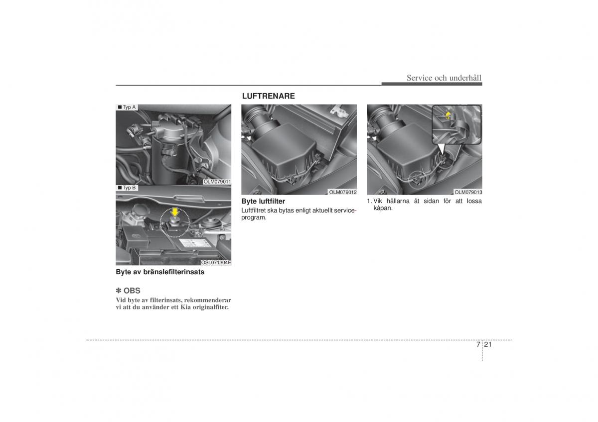 KIA Sportage III 3 instruktionsbok / page 331