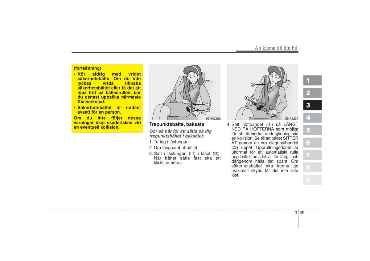 KIA Sportage II 2 instruktionsbok / page 55