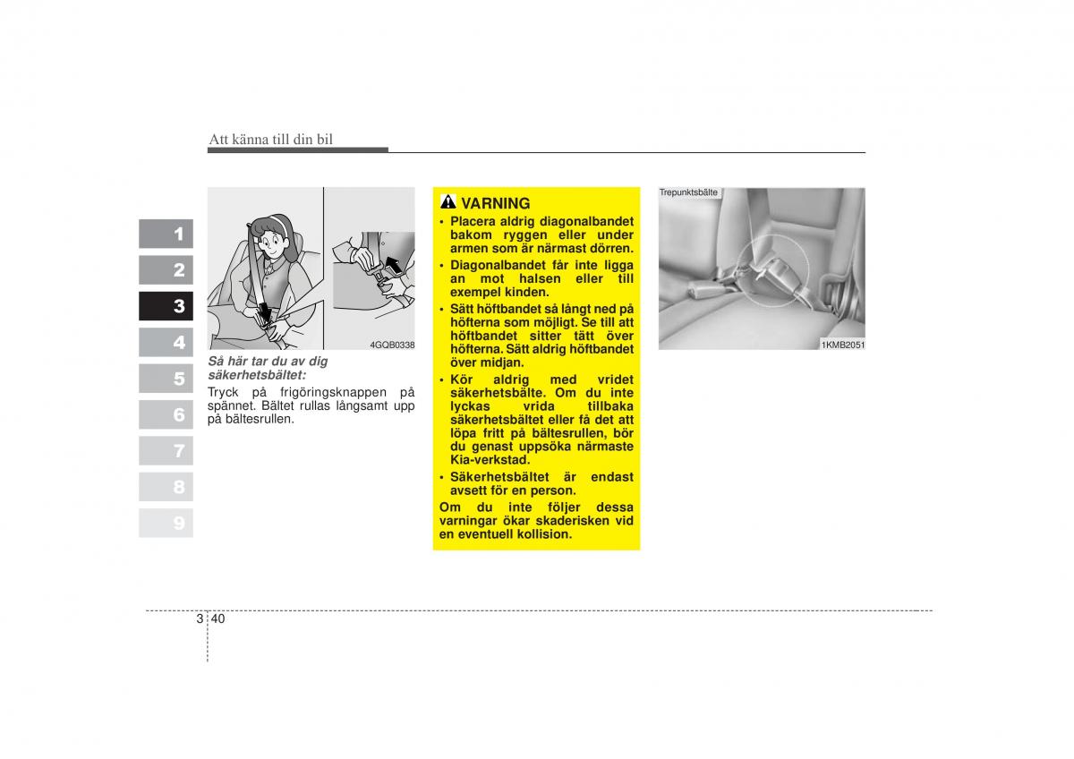 KIA Sportage II 2 instruktionsbok / page 56