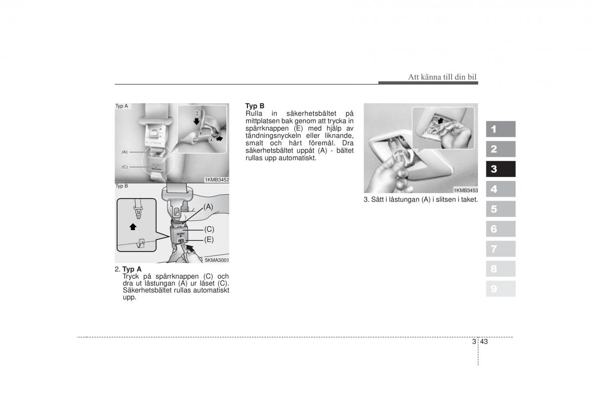 KIA Sportage II 2 instruktionsbok / page 59