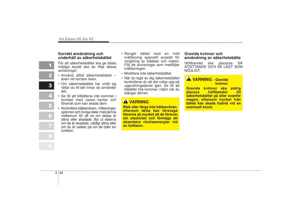 KIA Sportage II 2 instruktionsbok / page 60