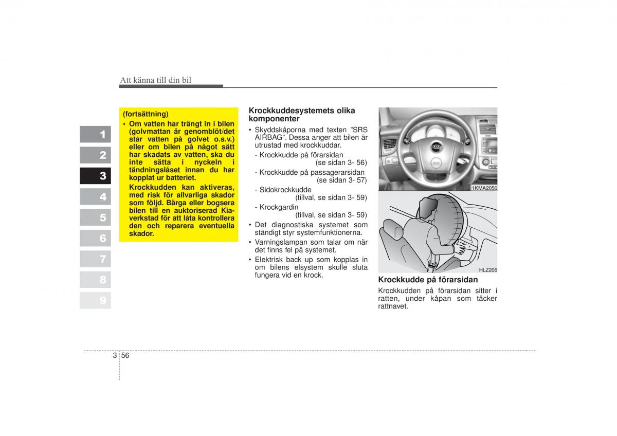 KIA Sportage II 2 instruktionsbok / page 72