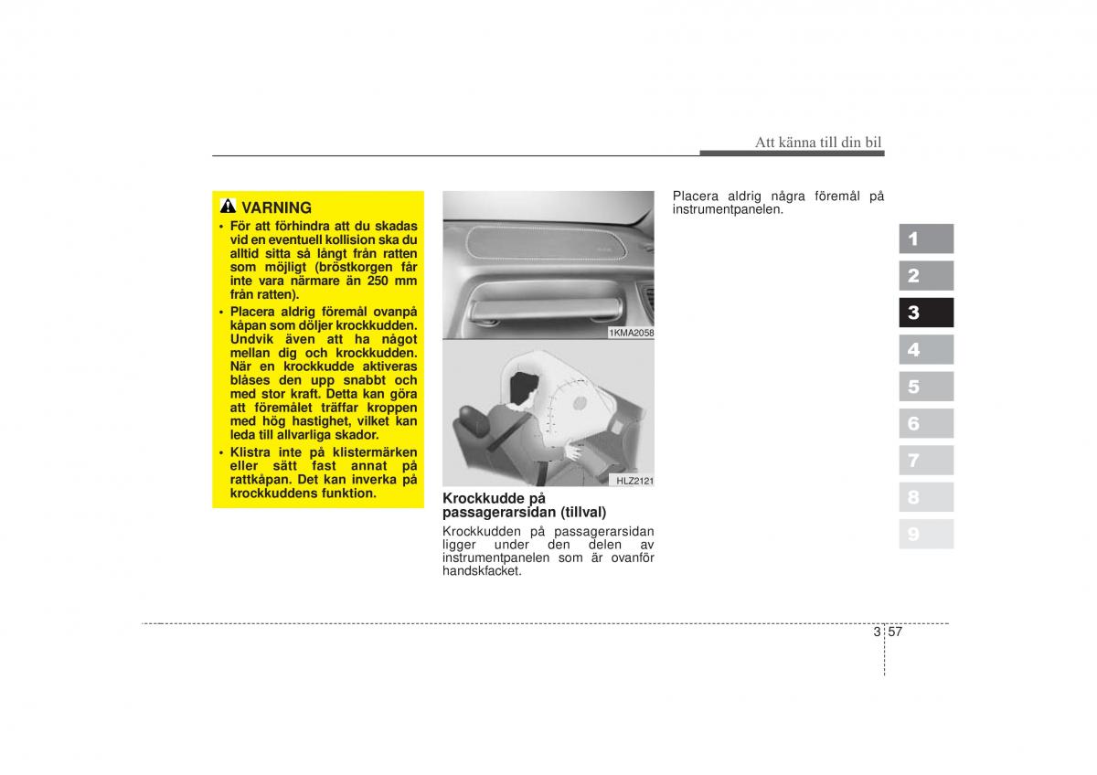 KIA Sportage II 2 instruktionsbok / page 73