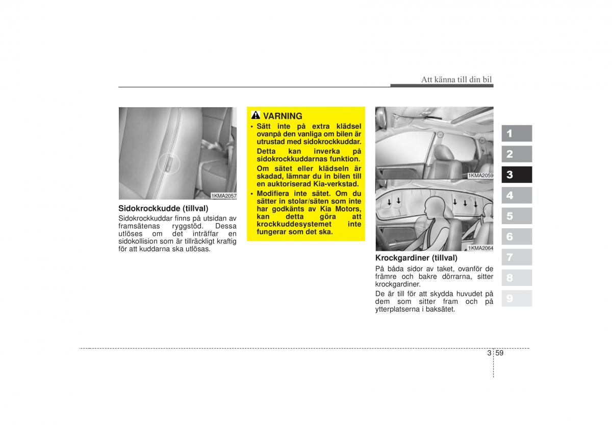 KIA Sportage II 2 instruktionsbok / page 75