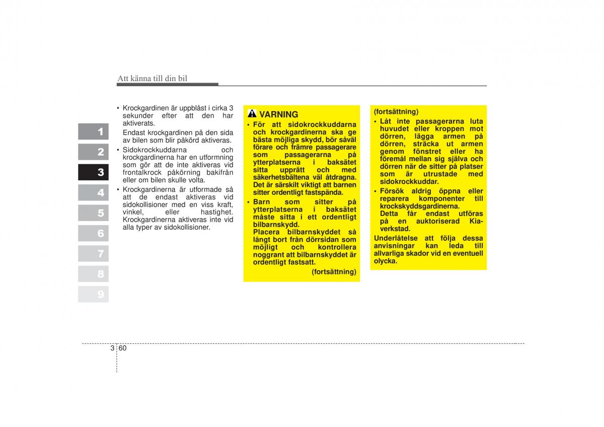 KIA Sportage II 2 instruktionsbok / page 76